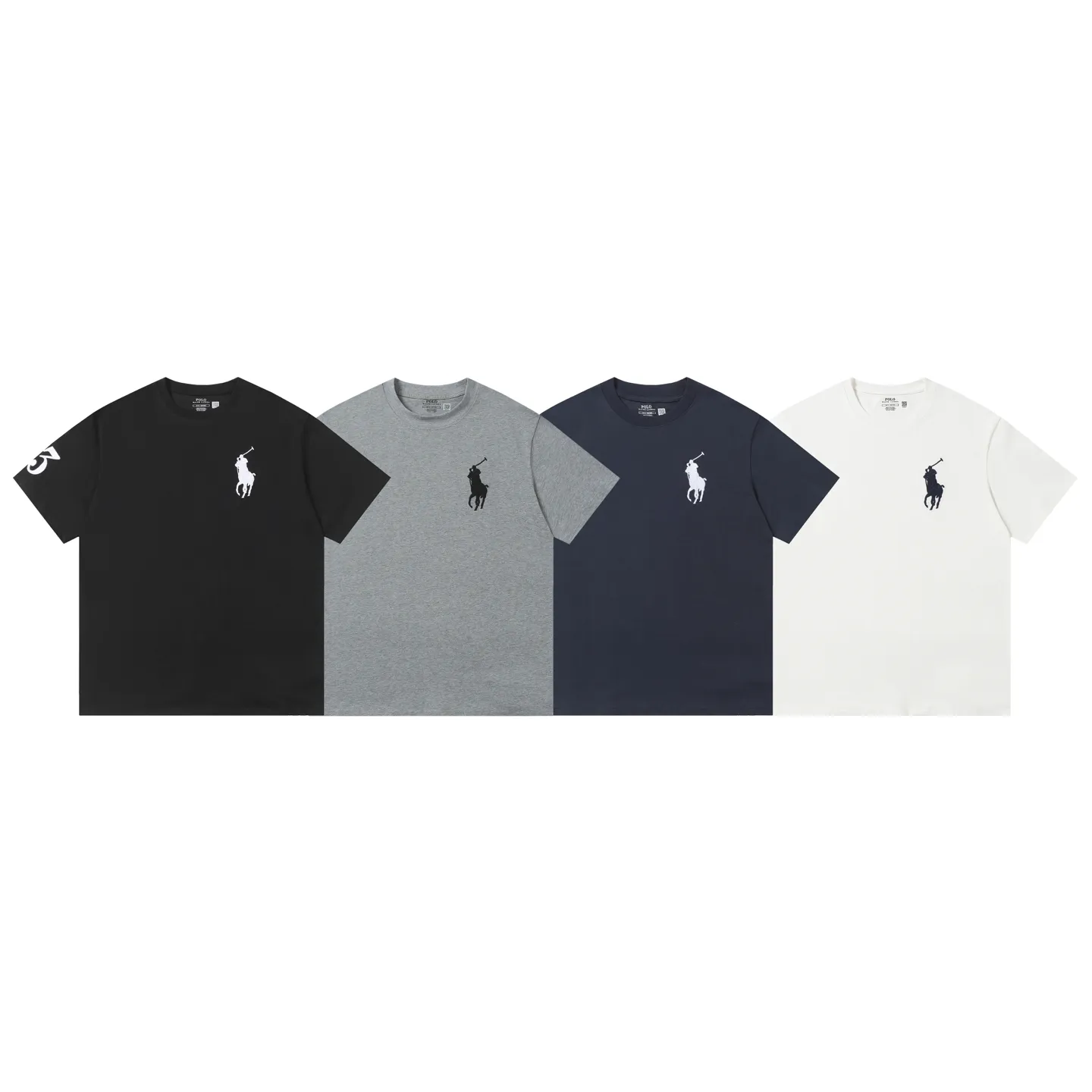 P130 Style number: 652 Brand reputation: Ralph Lauren is an internationally renowned high-end fashion brand, representing quality, style and status. Wearing its short sleeves can highlight consumers' taste and identity. Classic design: The brand has unique and enduring classic design elements, such as the polo logo, iconic color combinations, etc., which are both fashionable and recognizable. High-quality fabric: Made of double yarn 280g fabric, usually made of high-quality cotton fabric, which is soft, breathable, and sweat-absorbent, comfortable to wear, and suitable for various occasions and seasons. Exquisite craftsmanship: Pay attention to detail processing and production technology, neat stitching, and tailoring to ensure the durability and beauty of the clothing. Diversified styles: covering a variety of styles from casual to formal, simple to gorgeous, meeting the individual needs and wearing scenarios of different consumers. Strong matchability: Can be matched with a variety of bottoms, jackets and accessories to easily create a variety of different fashion looks. Inheritance and innovation: While maintaining the traditional charm of the brand, we constantly innovate designs and incorporate new fashion elements to keep our products attractive. Brand values: The American lifestyle and positive values ​​conveyed by Ralph Lauren are also recognized and yearned for by consumers. Color: Black White Gray Blue White Blue Red Pink Sky Blue Bean Green Burgundy Complete Sizes: S, M, L, XL,